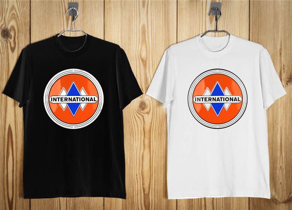 

ih international harvester trucks логотип компании t-shirt black white graphic tee shirt