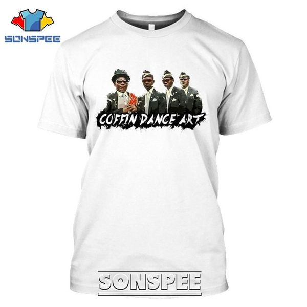 

popular coffin dance stay at home or dance with us meme 3d print shirts comics humor horror men clothing