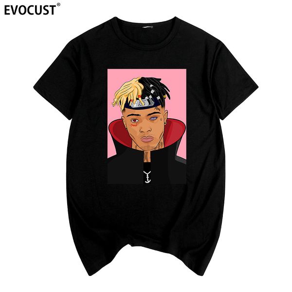 

xxxtentacion rip rest in peace look at me hip hop rap summer print t-shirt cotton men t shirt new women tee funny character swag