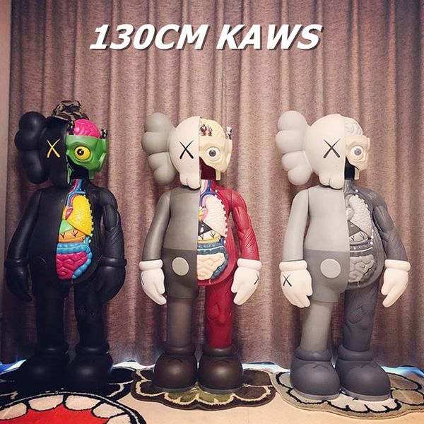 

130cm originalfake kaws 4ft dissected companion figure with original anatomy kaws large action figure joints can move model decorations