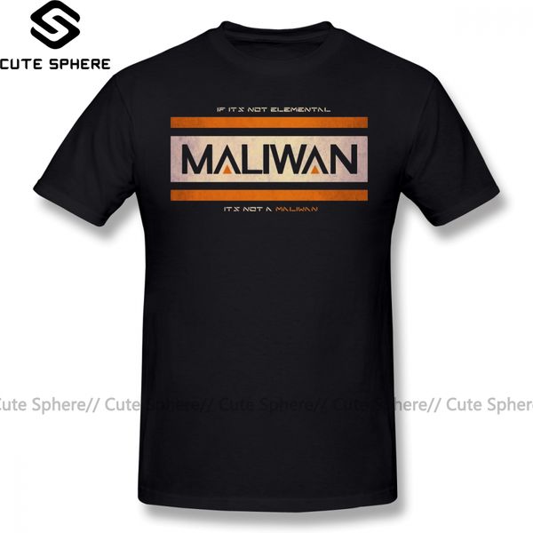 

borderlands t shirt if it s not elemental it s not a maliwan t-shirt 100 percent cotton graphic tee shirt plus size fun tshirt