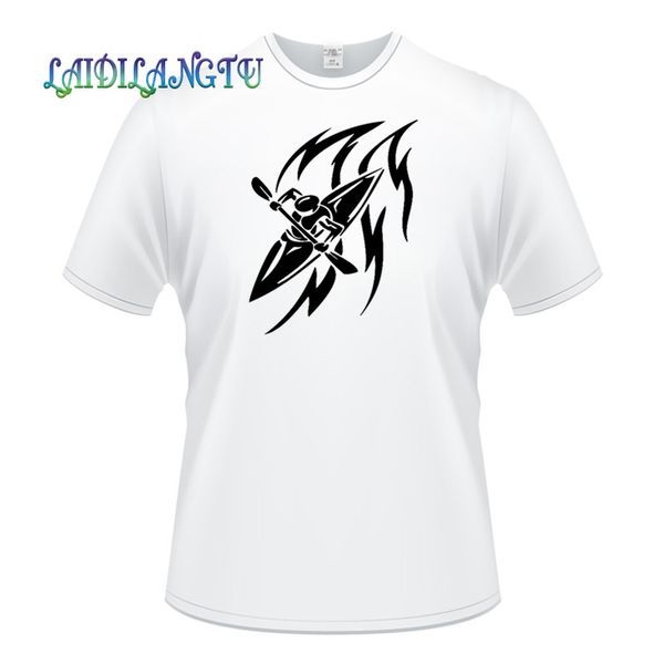 

print speed kayaking competition funny men's novelty t shirt summer hipster cool male tee