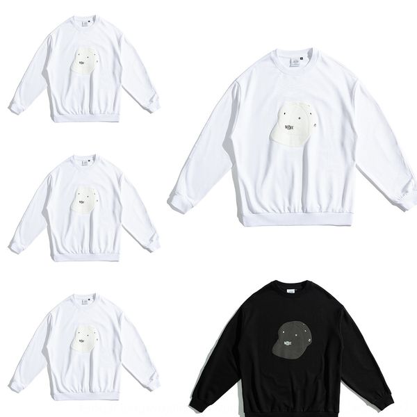 

beedee pullover round neck men's pullover sweater 2020 autumn new hat foam printing sweater loose pzm1z, Black