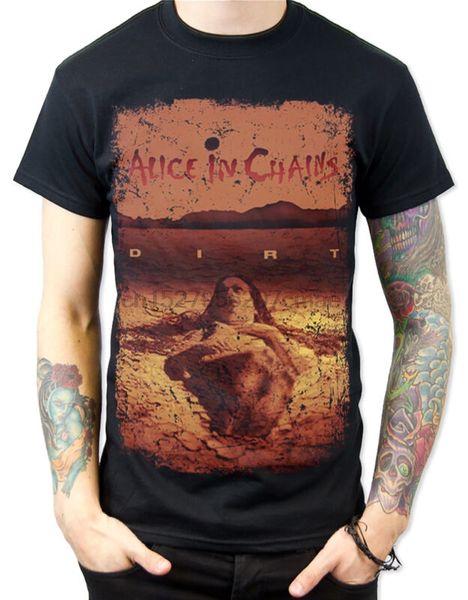 

alice in chains dirt tour men's black t-shirt tee s - xxl new