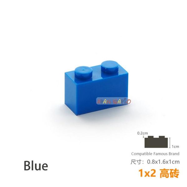 

25pcs lot diy blocks building bricks thick 1x2 educational assemblage construction toys for children size compatible with lego jllsum