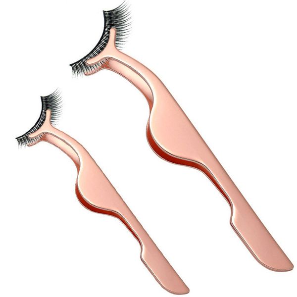 

false eyelashes 3d fake handmade natural long thick daily makeup cross eye lashes tweezers auxiliary for eyelash