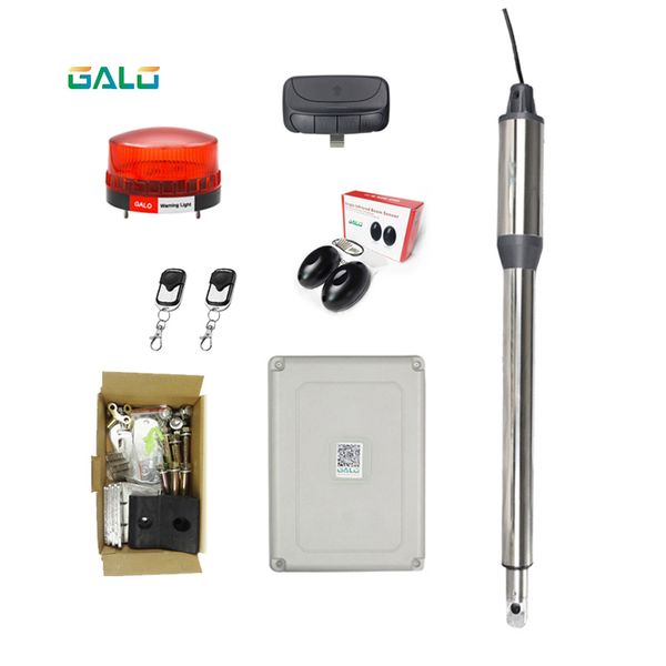 

fingerprint access control single swing gate opener kit - 2 remotes control,car remotes/solar kit/gate lock optional