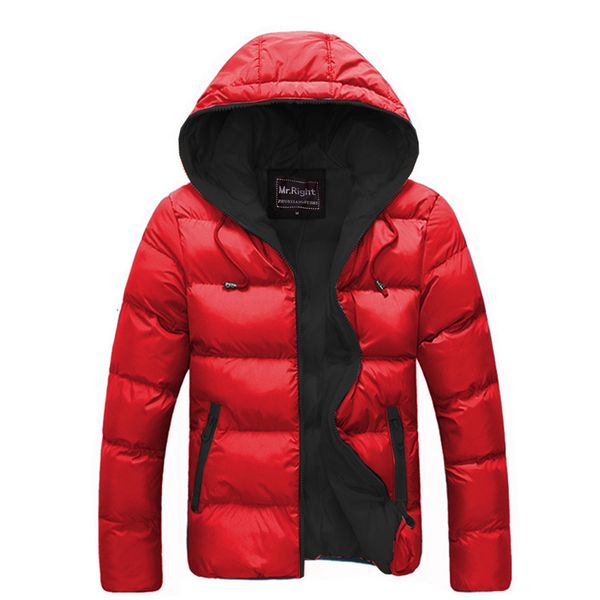 

2020 new jackets parkas men quality autumn winter warm outwear brand loose mens coats casual windbreak jackets men, Black