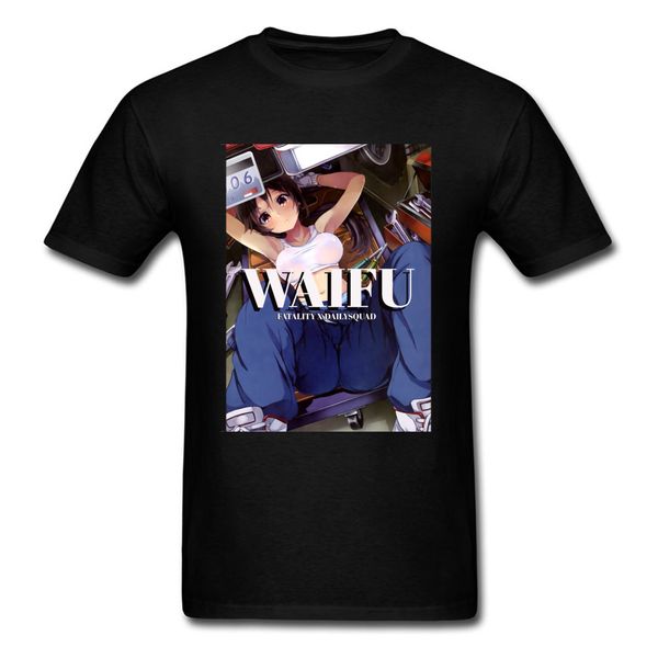 

ultimate waifu senpai otaku t shirts kabe don pin up men's anime tshirts manga artsy himiko japanese comic funny t shirt
