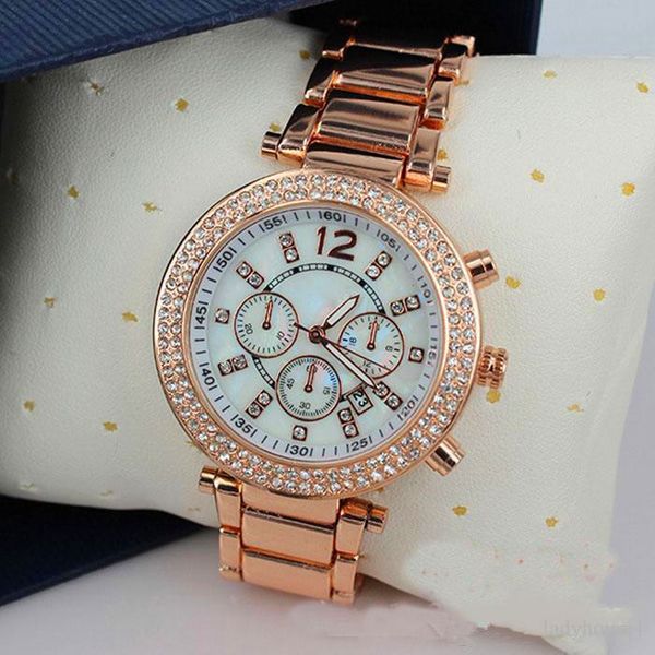 

luxury for battery designer diamond date popular quartz men watches rose calendar gold women fashion silver tdwpt, Slivery;brown