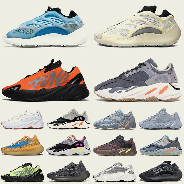 

new quality size us 12 kanye west 700 sport running shoes azareth azael orange magnet hospital blue oat men women trainers athle