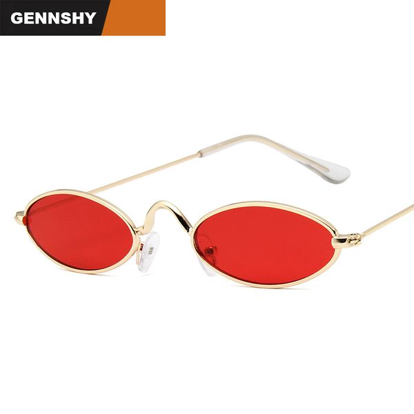 

sunglasses retro small oval men vintage fashion metal gold frame transparent ocean candy eyeglasses driving uv400, White;black
