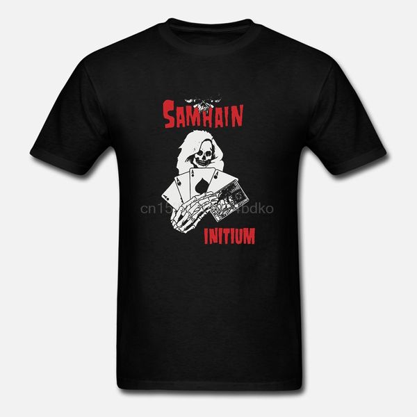 

самайн карты initium black mens t shirt данциг misfits punk rock punk horror