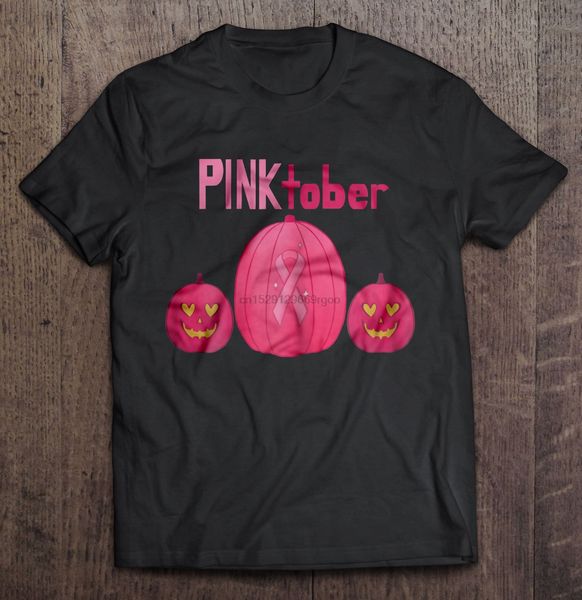 

men t shirt pink tober pink pumpkin halloween women t-shirt