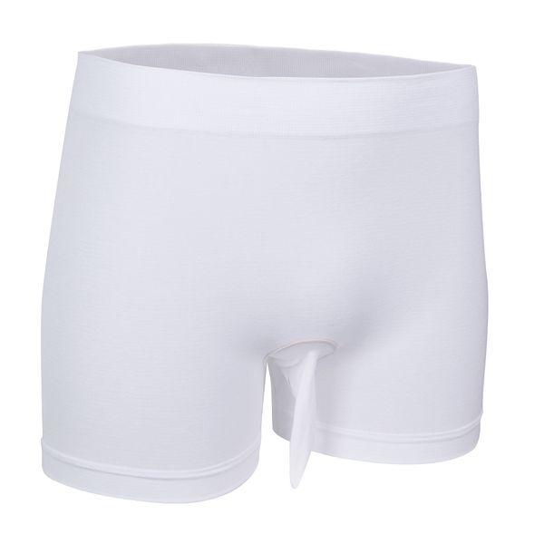 

men's flex cotton boxer briefs pouch trunks underwear naughty lingerie, Black;white