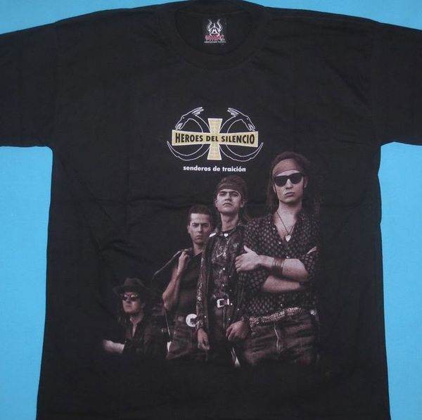 

heroes del silencio сендерос de traicion футболка camiseta брайт мода мужчин и женщин футболка