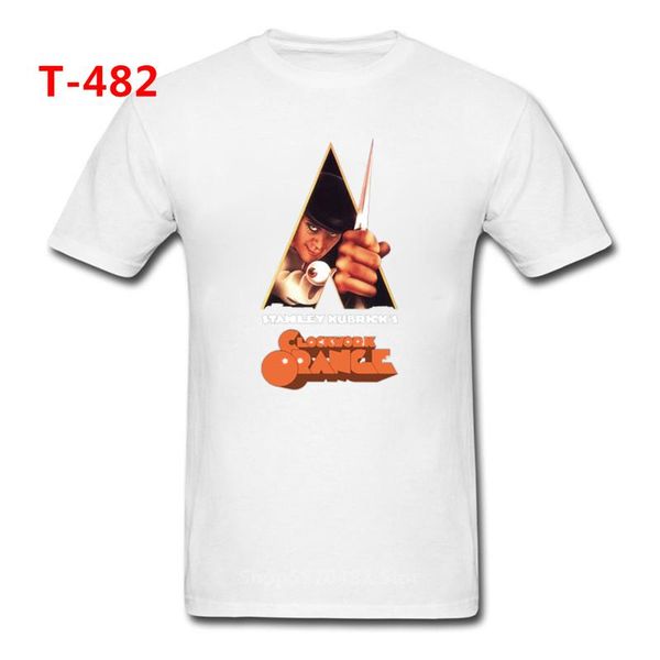

men clothing clockwork orange movie 70s retro cool poster vintage t shirts customize tee shirt graph
