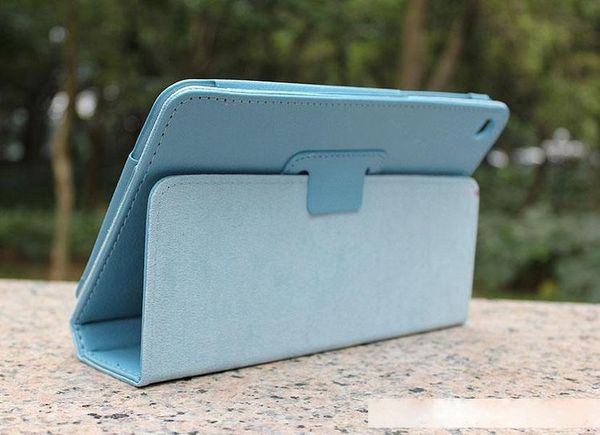 

wholesale colorful new leechee folding folio stand leather cover case for huawei mediapad s8-701 magnetic bag for s8-701u for s8-701w