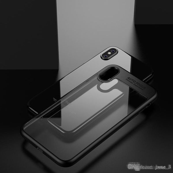 

luxury phone bag anti-scratch transparent back cases for iphone x 10 pc tpu case iphone x 6 7 plus case protector shell