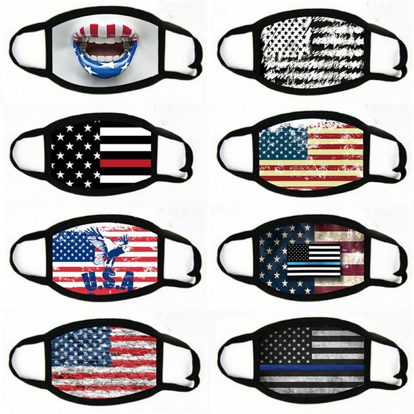 

flag face designer masks washable masks summer out door sport riding masks fashion designer mask for adults#929, Black