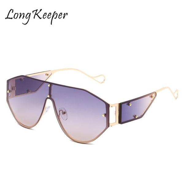 

new ocean lens sunglasses women 2020 gradient large frame sunglasses men fashion brand designer oversized eyewear, White;black