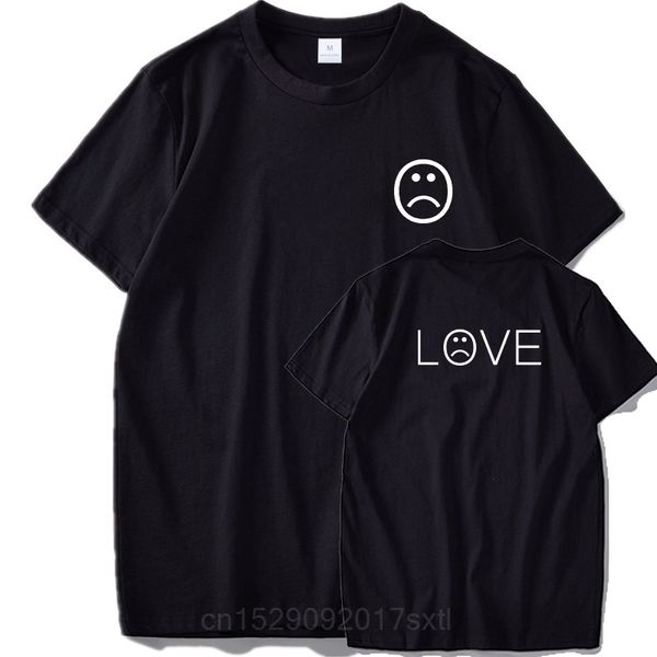 

rapper t-shirt love back print casual shirt short sleeve o-neck hip hop summer drop ship
