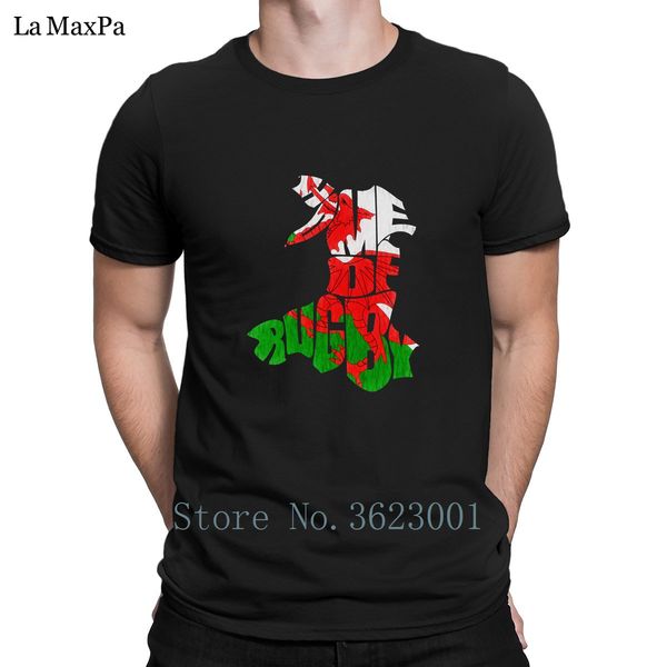 

design letter t shirt for men wales home of rugbys t-shirt mens original tshirt slogan men's tee shirt o-neck hiphop