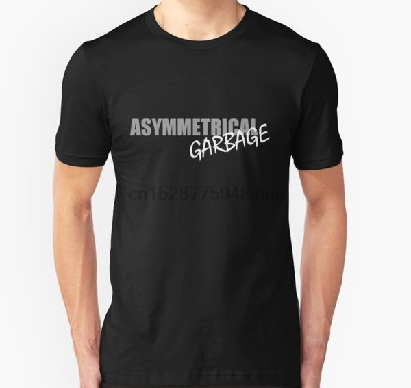 

men short sleeve tshirt asymmetrical garbage t shirt women t-shirt