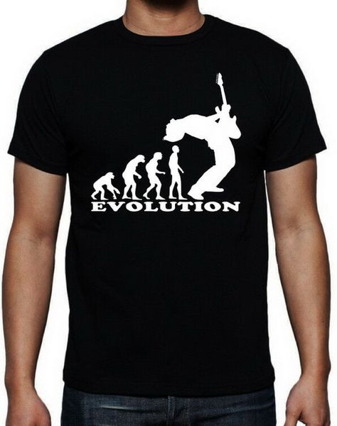 

эволюция рок музыка бас-гитары барабаны heavy metal new mens black t shirt 39-й 30th 40th 50th день рождения tee shirt