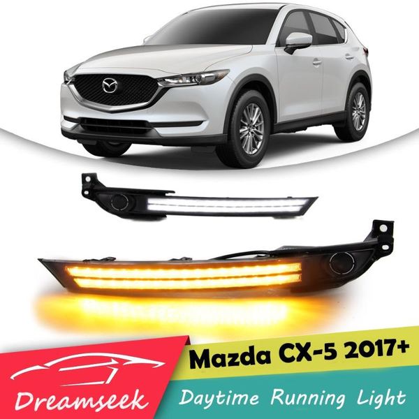 

led drl для cx5 cx5 2020 2020 дневного света + противотуманные фары ободок с сигнала поворота лампы