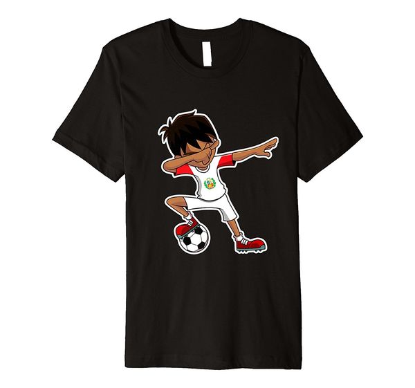 

t-shirt men 2019 new print men t shirt summer dabbing soccers boy jersey shirt, peru flag footballer homme tee