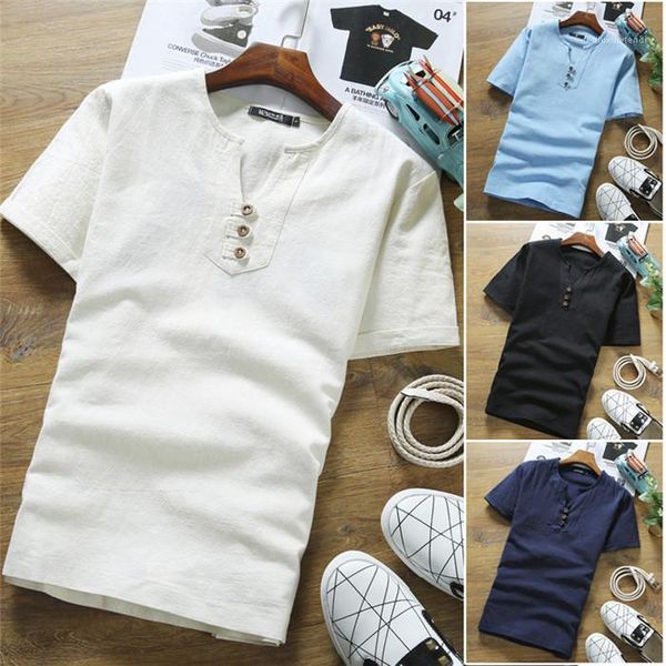 

color plus size crew neck loose tshirt male designer clothes mens summer short sleeve tshirt casual solid, White;black