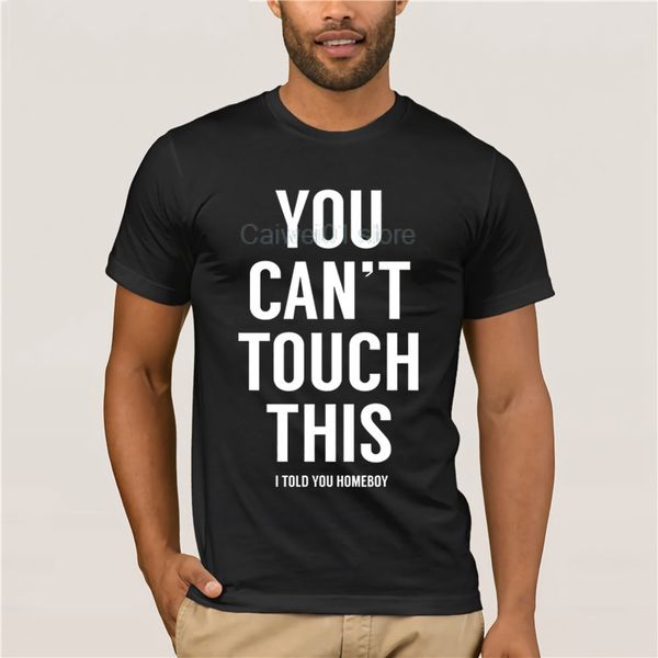 

2019 brand sales quality you cant touch this balazs solti transparent men's t shirt fashion summer t shirt