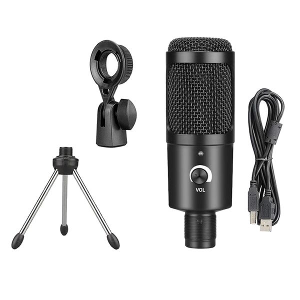 

usb studio recording microphone,condenser broadcast mic w/ stand recording