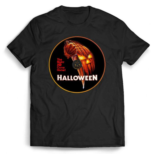 

halloween night he came home t shirt men women classic unique tee shirt