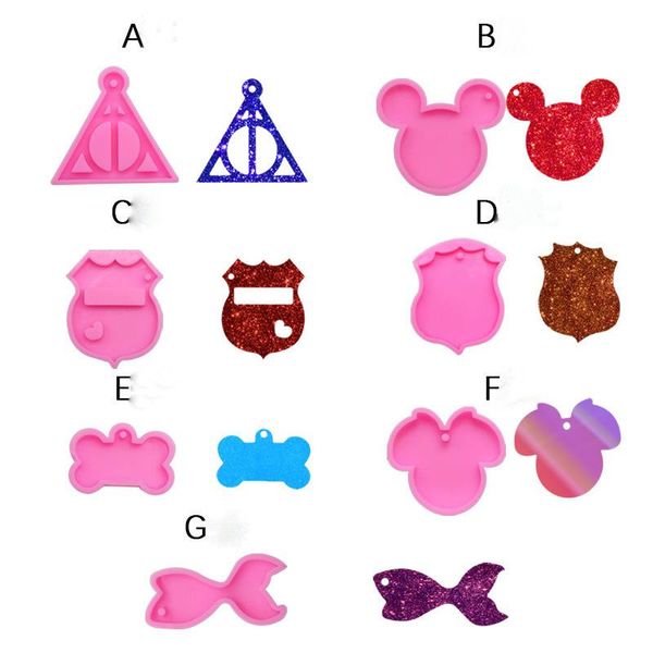 

diy силиконовые формы изготовление ювелирных изделий инструмент мышь лук брелок для украшения торта инструменты смола gumpaste fondant sugar