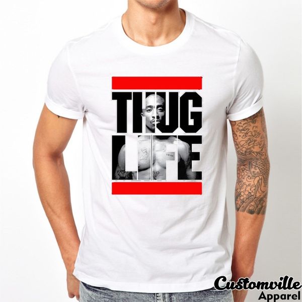 

tupac thug life t-shirt. 2pac all eyez on me shirt hip hop concert legend men's 2019 summer fashion selling designer shirts