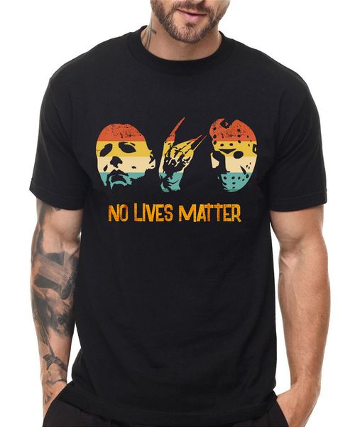 

no lives matter michael-myers-funny halloween horror t-shirt men vintage tee christmas gifts tee shirt