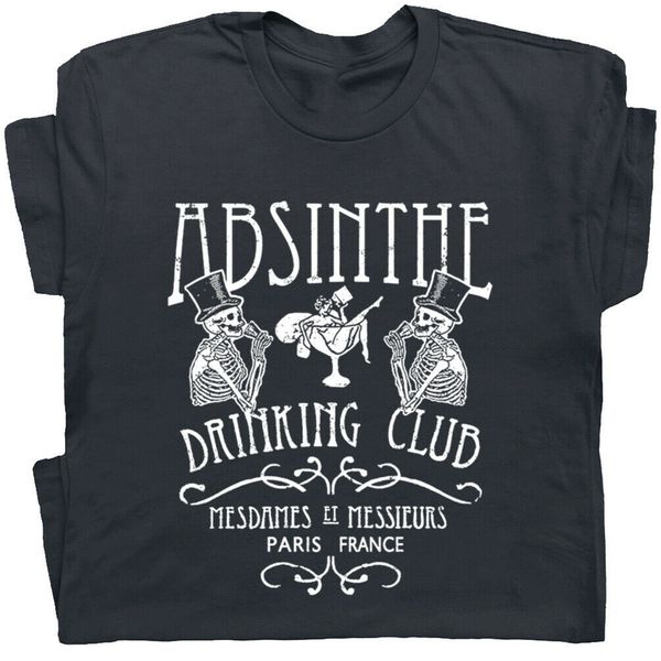 

absinthe t shirt paris france graphic tee vintage beer drinking shirts fairy t casual printing tee shirt