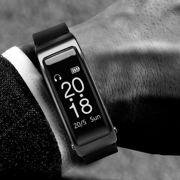 

for iphone samsung smartphones y3 smart watch bracelet 2 in 1 bluetooth headphones headset heart rate monitor 2018 new released