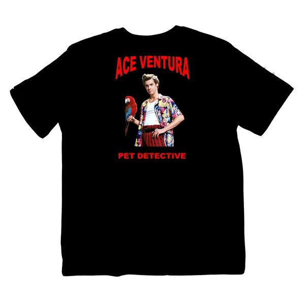 

ace ventura pet detective забавный dvd папа рубашка много цветов прохладный повседневная гордость майка мужчин унисекс мода tshirt