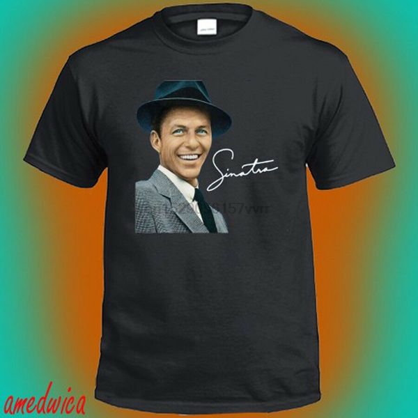 

фрэнк синатра американский известный певец мужчины черная футболка