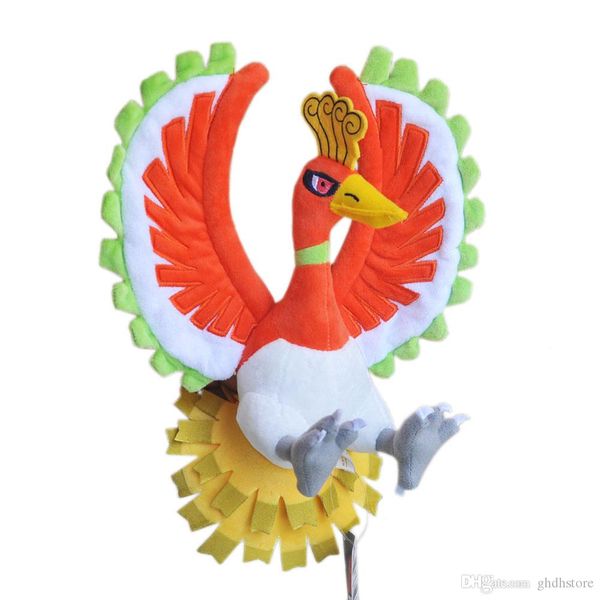 

горячие новые 12" 30см ho-oh плюшевые куклы аниме коллекционная фаршированные куклы партии подарки мягкие игрушки