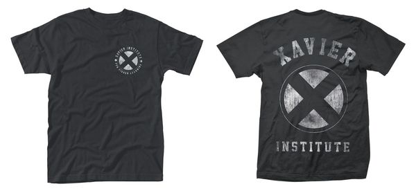 

marvel x-men - institute (new mens front & back print t-shirt men's funny harajuku t shirt tee