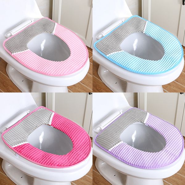 

toilet seat warmer winter comfortable soft heated washable toilet seat mat bathroom accessories for home decor closestool mat