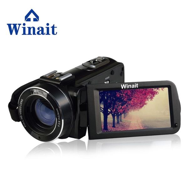 

camcorders rechargeable lithium compact digital video camera hdv-z20 1080p full hd max 24mp with 3.0'' touch display