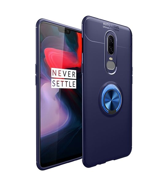 

phone cases case silicone ring carbon fiber stand back back case for oneplus 7 pro 6t 6