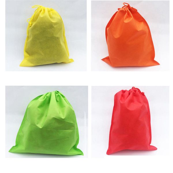 

gift wrap 10pcs reusable shopping bag non-woven fabric fashion design more color size custom useful packaging 30x40cm 35x45cm