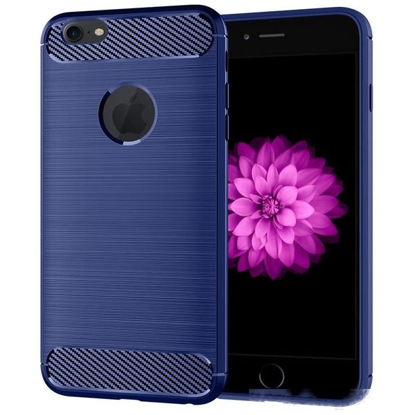 

case for iphone 6 carbon fiber texture design durable light shockproof cover slim fit soft tpu silicone gel bumper case