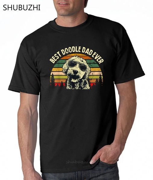 

мужчины смешная футболка мода tshirt лучший doodle папа когда-либо vintage version2 женщины t-shirt мода футболки мужчин хлопка марки teeshi